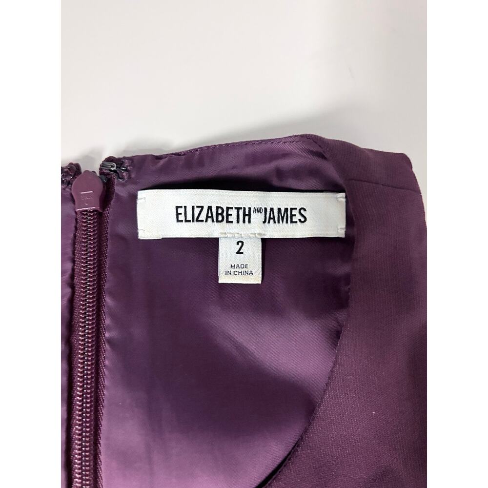 Elizabeth & James Purple Sleeveless Dress - Picture 6 of 7